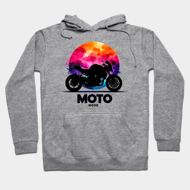 Moto Hoodie by Vehicles-Art